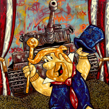 Картина под названием "Big Business II" - Stormy Legrand Brinson (LUZID), Подлинное произведение искусства, Акрил