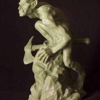 Sculpture titled "тролль" by Strix, Original Artwork
