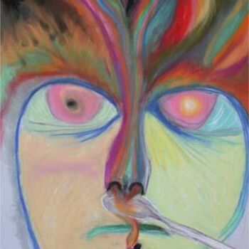 Painting titled "Hard drugs" by Laurens Van Der Linden, Original Artwork, Oil