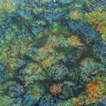 Malerei mit dem Titel "symphony-of-colors-…" von Janez Štros, Original-Kunstwerk, Öl