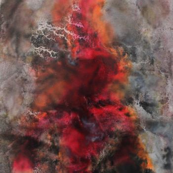 "Burning soul" başlıklı Tablo Janez Štros tarafından, Orijinal sanat, Petrol