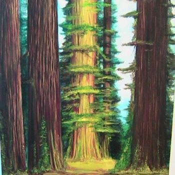 "Trees of Mystery" başlıklı Tablo Stuart C Foster tarafından, Orijinal sanat, Petrol