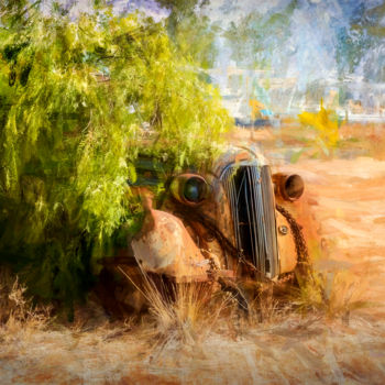 Photography titled "Rusty Wreck 1" by Stuart Row, Original Artwork