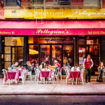 Photography titled "Pellegrino's Restau…" by Stuart Row, Original Artwork, Digital Photography