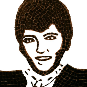 「Elvis」というタイトルの絵画 Anneliese Frittsによって, オリジナルのアートワーク