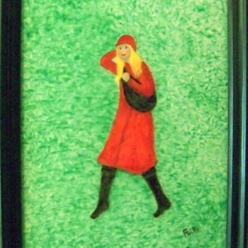 Pittura intitolato "Going To Grandma's…" da Anneliese Fritts, Opera d'arte originale