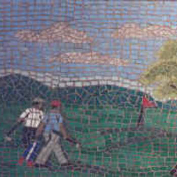 Sculpture titled "Golfer" by Anneliese Fritts, Original Artwork