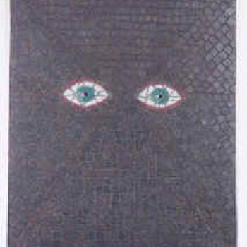 Sculpture titled "Green Eyes" by Anneliese Fritts, Original Artwork
