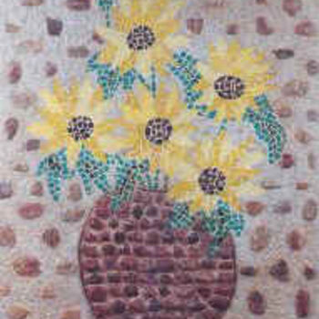 Sculpture titled "Sunflower" by Anneliese Fritts, Original Artwork