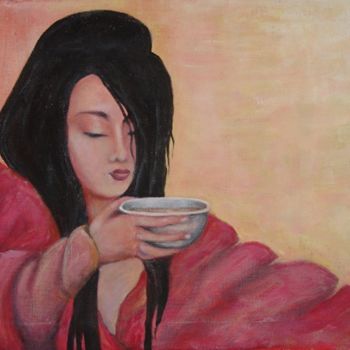 Pintura intitulada "Китайский чай" por Studiomb, Obras de arte originais