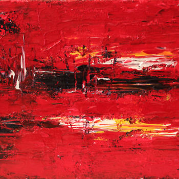 Peinture intitulée "rouge.jpg" par Pessinger, Œuvre d'art originale, Acrylique