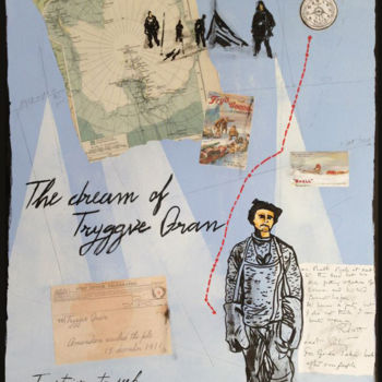 Painting titled "The dream of Tryggv…" by Salvatore Palita, Original Artwork, Acrylic