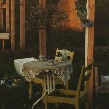 Photographie intitulée "Tea for Two" par Steffen Weiss, Œuvre d'art originale, Photographie argentique