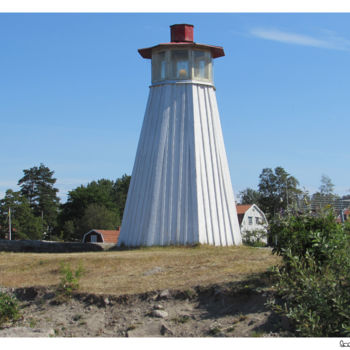 Fotografie mit dem Titel "Swedish Lighthouse" von Steffen Weiss, Original-Kunstwerk, Analog Fotografie