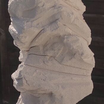 Sculpture titled "Callisto" by Sublim By Nadoumi, Original Artwork, Aerated concrete