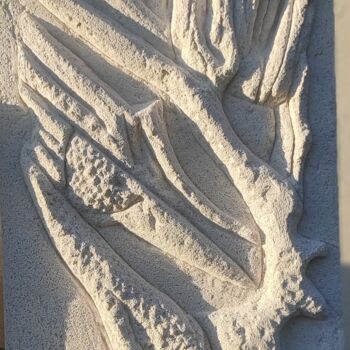 Sculpture titled "Phoenix" by Sublim By Nadoumi, Original Artwork, Aerated concrete