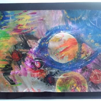 Peinture intitulée "COSMIC" par Sublim By Nadoumi, Œuvre d'art originale, Acrylique