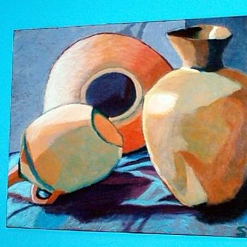 "Three Potteries" başlıklı Yerleştirme  Shernette Ragland tarafından, Orijinal sanat