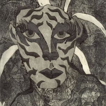 "Tigress Etching & A…" başlıklı Yerleştirme  Shernette Ragland tarafından, Orijinal sanat