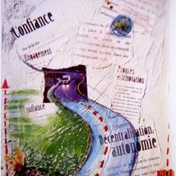 Rysunek zatytułowany „Carte de Voeux'2000…” autorstwa Catherine Suchocka, Oryginalna praca