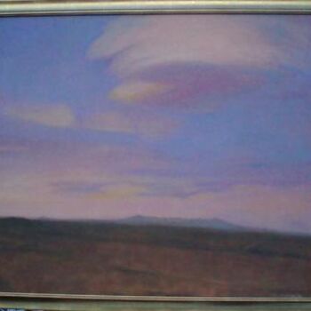 Malarstwo zatytułowany „The cloud on the sky” autorstwa Krystyna Suchwallo, Oryginalna praca, Olej