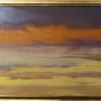 Pittura intitolato "The clouds" da Krystyna Suchwallo, Opera d'arte originale
