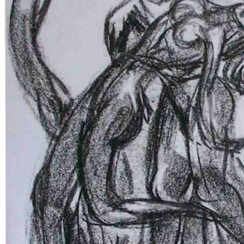 Drawing titled "LOVERS" by Sudha Sama, Original Artwork