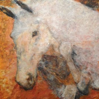 Pittura intitolato "Spirit" da Sue Cahill, Opera d'arte originale, Encausti