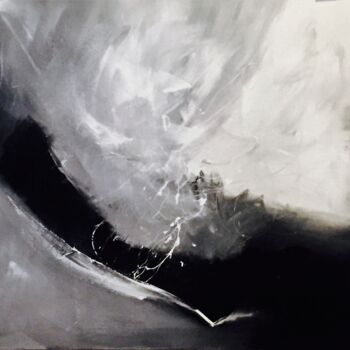 Malerei mit dem Titel "Après la tempête" von Suely Blot, Original-Kunstwerk, Acryl