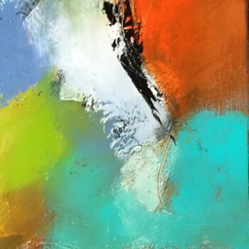 Картина под названием "Voyage 1" - Suely Blot, Подлинное произведение искусства, Акрил