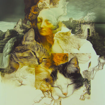 Digital Arts titled "Dreaming in the Pre…" by Suima, Original Artwork, AI generated image