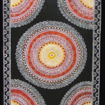 Malerei mit dem Titel "Indian Art" von Suja, Original-Kunstwerk