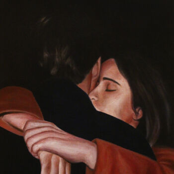Peinture intitulée "The presence of love" par Suleman Rehman, Œuvre d'art originale, Huile