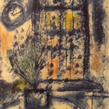 "у окна" başlıklı Tablo Irina Kazanskaya tarafından, Orijinal sanat, Mürekkep