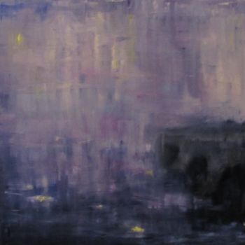 Peinture intitulée "Попытка тумана" par Irina Kazanskaya, Œuvre d'art originale, Huile