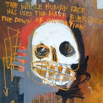 Malarstwo zatytułowany „Mask” autorstwa Suliyat Buamar, Oryginalna praca, Akryl