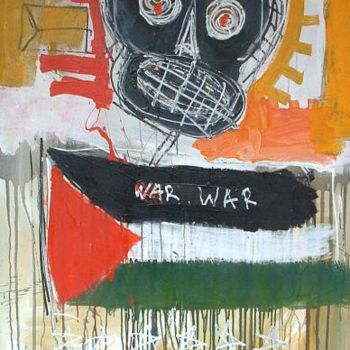 Malerei mit dem Titel "War For Territory" von Suliyat Buamar, Original-Kunstwerk, Acryl