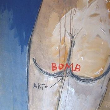 Malerei mit dem Titel "Art = Bomb" von Suliyat Buamar, Original-Kunstwerk, Acryl