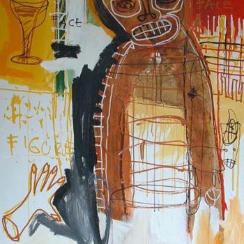 Malerei mit dem Titel "Face" von Suliyat Buamar, Original-Kunstwerk, Öl