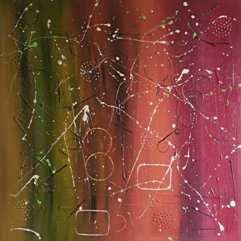Ζωγραφική με τίτλο "2050" από Sumbas, Αυθεντικά έργα τέχνης, Ακρυλικό