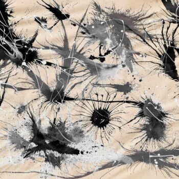 Malerei mit dem Titel "Exploflora Series N…" von Sumit Ratta, Original-Kunstwerk, Acryl