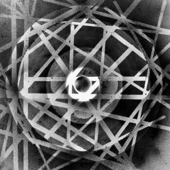 Картина под названием "Primordial geometri…" - Sumit Ratta, Подлинное произведение искусства, Акрил