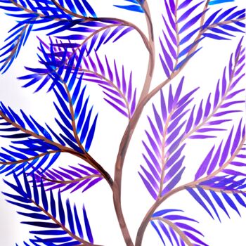 Картина под названием "Pandora’s plant" - Sumit Ratta, Подлинное произведение искусства, Акрил