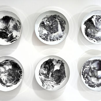 "Mandala series No.…" başlıklı Heykel Sumit Ratta tarafından, Orijinal sanat, Paslanmaz Çelik Metal üzerine monte edilmiş