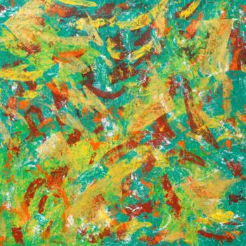 Pittura intitolato "Quantri" da Sumit Ratta, Opera d'arte originale, Acrilico