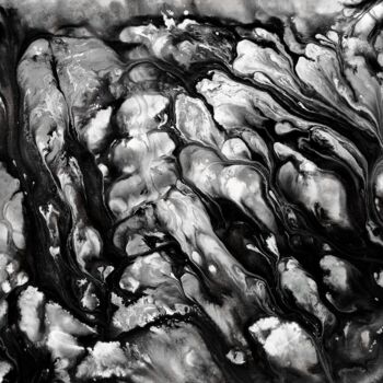 Картина под названием "Fluidity Series No.…" - Sumit Ratta, Подлинное произведение искусства, Акрил