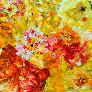 Painting titled "Fluidity Series No.…" by Sumit Ratta, Original Artwork, Acrylic