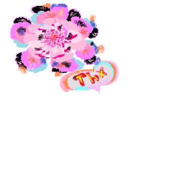 Grafika cyfrowa / sztuka generowana cyfrowo zatytułowany „chinese-flower.png” autorstwa Lily Moonheart, Oryginalna praca