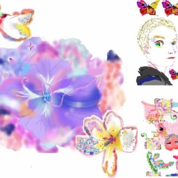 Design intitulée "Flower-germany" par Lily Moonheart, Œuvre d'art originale, Bijoux