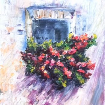 "Balcony flowers acr…" başlıklı Tablo Natalja Picugina tarafından, Orijinal sanat, Akrilik